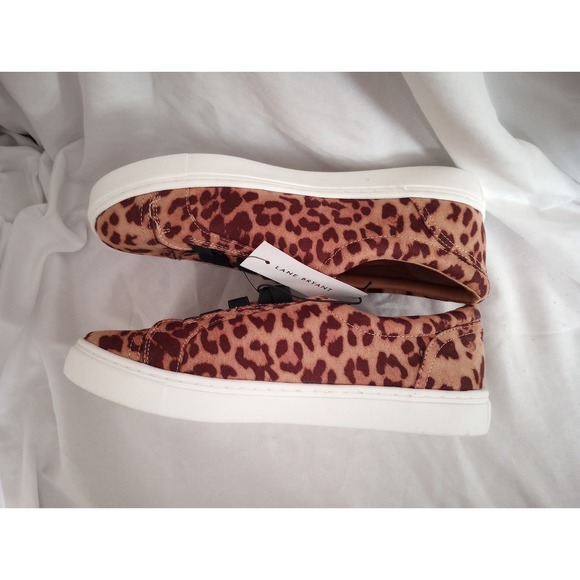 Lane Bryant Leopard Cheetah Sneakers 7.5W NWT - Picture 7 of 12
